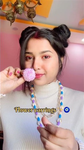 Flower earrings best for haldi … #flowerearrings #makeup #foryou #viral