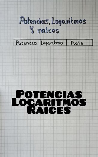 Relación entre Potencias, Logaritmos y Raíces