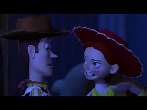 Toy Story 2: Woody and Jessie Fight