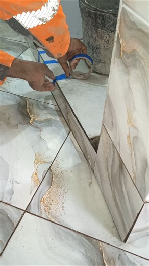 How to install ceramic tiles for a bathroom threshold accurately and professionally | Step by step