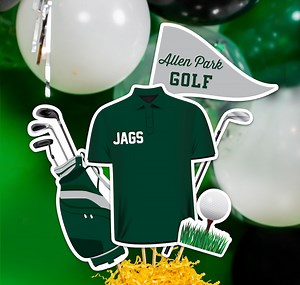 Editable Golf Centerpieces in Green Printable Golf Banquet Centerpieces Graduation Table Decorations in Dark Green - Etsy