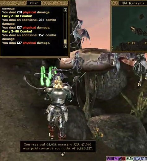Morrowind MMO - Fighting Levitating Twilights (XP Camp) #mmo #mmorpg #morrowind #openmw