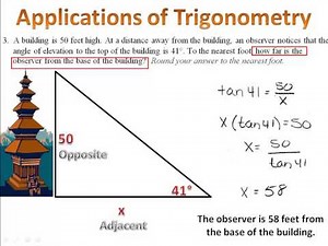 Applications of Trigonometry - Mathematics, Class 10 Video Lecture