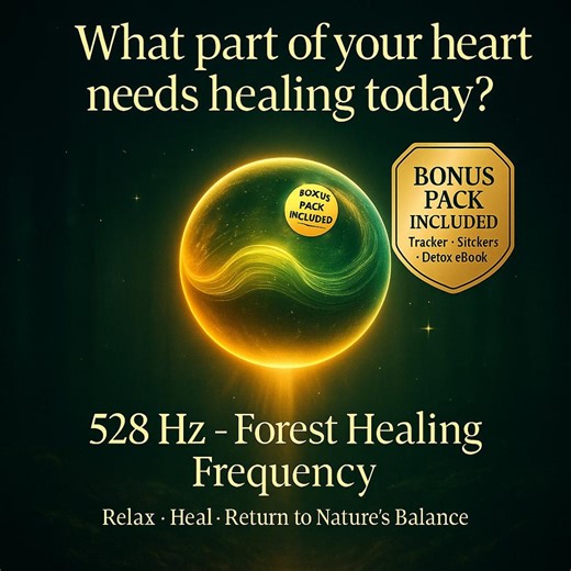 Fréquence de guérison 528 Hz - Réparation de l'ADN, méditation du chakra du cœur - Éveil spirituel - Équilibre des chakras - Etsy France