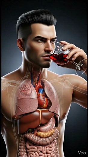 Alcohol Inside the Human Body | Ultra-Realistic 3D Medical Animation (Wine Drinking Effect)
