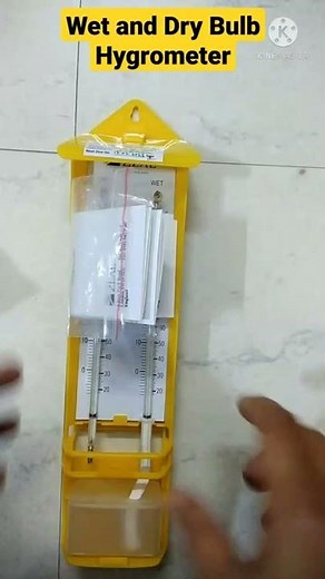 Wet & Dry Bulb Hygrometer I Wet and Dry Bulb Hygrometer Unboxing I Wet & Dry Hygrometer and Its Part