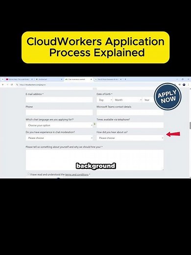CloudWorkers Application Process Explained