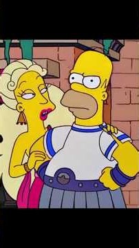 Homer Simpson as Odysseus Meets Circe | The Simpsons x Greek Mythology Animation#simpsons #comedy