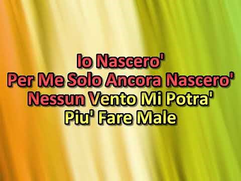 Mango - Io nascerò (cori) - KARAOKE