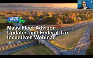Mass Fleet Advisor Webinar: Federal Tax Incentives