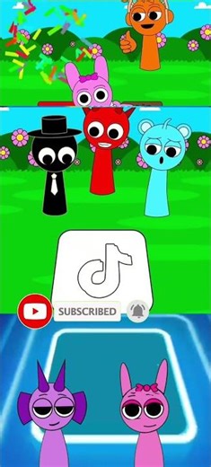 Sprunki x Incredibox | TilesHop Vibe🎯 Coffin Dance Cover 🎸 #TilesHop #CoffinDance #Gameplay#shorts