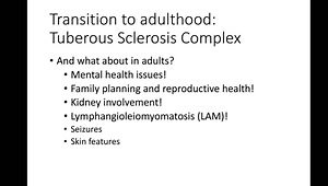 TSC Transition Toolkit: Empowering Patients, Families, and Care Teams for Lifelong Management