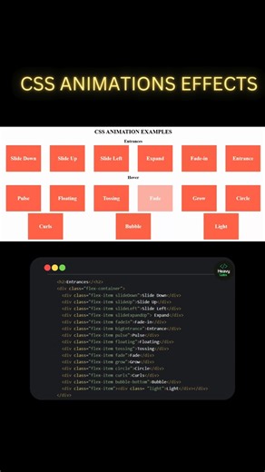 Top CSS Animation Effects for Websites | CSS Hover & Text Animation Effects #shortsfeed #shorts