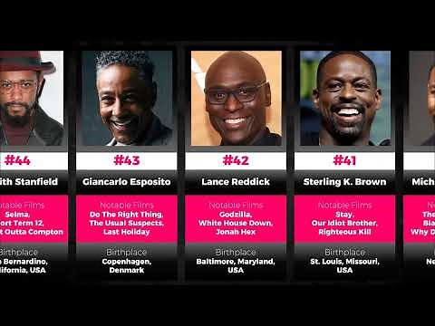 The 100 Greatest African American Film Actors In History