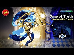 Cookie run: kingdom, sage of truth shadow milk cookie costume