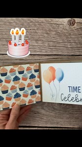 Looking for a fun twist on a Birthday card? 🎂 I used Creative Memories’ Kraft Mini Accordion Album and Birthday Jubilee Collection to create this unique card-album combo. Fill it with photos, messages, gift cards and memories for a keepsake they’ll treasure long after the candles are blown out✨ #creativememories #diybirthdaycard #papercrafting | Debbie Taylor, Creative Memories Advisor