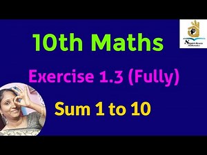 10th maths Exercise 1.3 fully | Class 10 Maths Exercise 1.3 sum 1 to 10 | Super Brain Mathematics