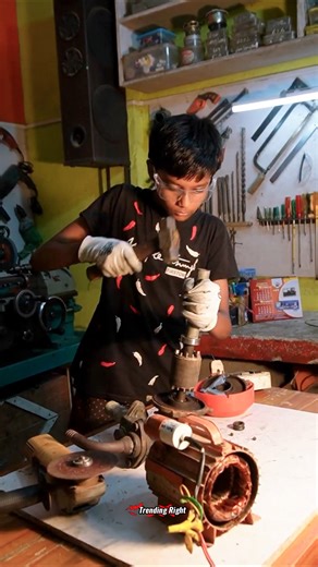 1.8M views · 47K reactions | 1Hp Motor Repair Complete Short Video... #diy #screw #handtool #toolsmachine #mechanical #machinetools #tool #car #shorts #mechanical #shortvideo #engine #automobile #tools #repair #carrepair #reels2023 #reels #reelsviral #reelsvideo #reelsfb #amazing #ideas #digital #working | Trending Right | Facebook