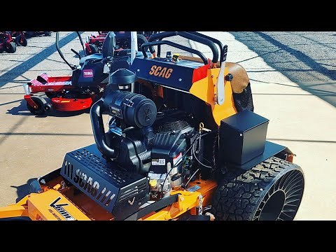 SCAG 52 V-RIDE II 37hp EFI VANGUARD ON TWEELS.