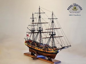 HMS PANDORA model ship