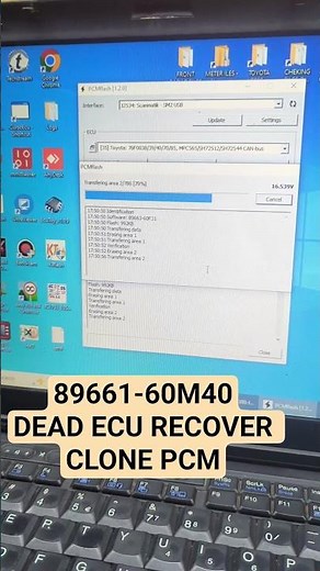 TOYOTA BRICKED ECU RECOVER WITH CLONE PCM FLASH