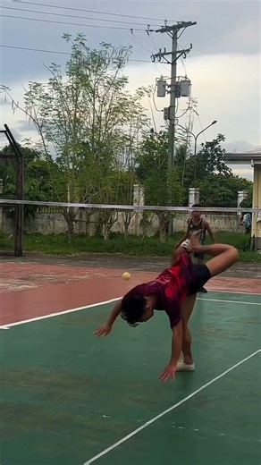 Roll spike from #sepaktakraw