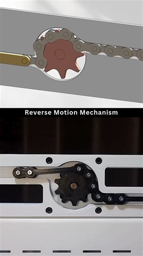 Omnigineer on Instagram: "⚙️ How Reverse Motion Mechanisms Actually Work ⚙️ Ever wondered how machines reverse direction without changing the motor speed? That’s the magic of reverse motion mechanisms. 🔁 By using gears, linkages, or cam systems, engineers convert a single input motion into an opposite output motion. ➡️ One side moves forward ⬅️ The other moves backward ⚙️ All perfectly synchronized From engine valves to automation systems, reverse motion mechanisms are everywhere—quietly doing 