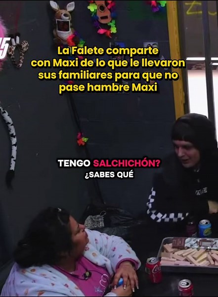 La Falete y Maxi Miller: ¿Qué les llevaron para no pasar hambre?