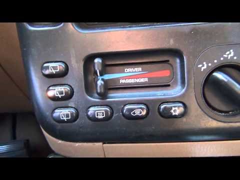 How to: Hvac calibration 1996-2000 Chrysler Minivans