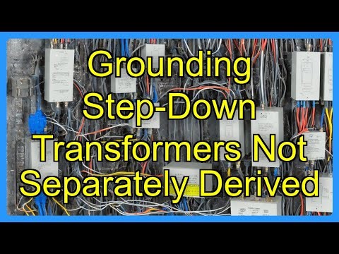 Grounding Step-Down Transformers Not Separately Derived
