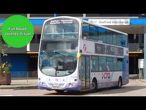 First South Yorkshire X78 Full Route Journey Visual- Doncaster to Sheffield | SF07FDD 37173