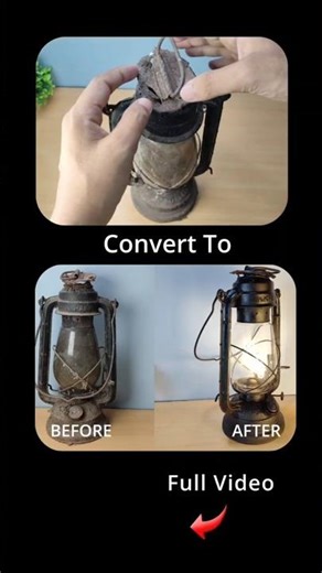 DIY 1980 Old Lantern Turned Into 2026 LED Filament Lamp