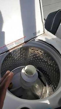How to remove the agitator from a General Electric washing machine