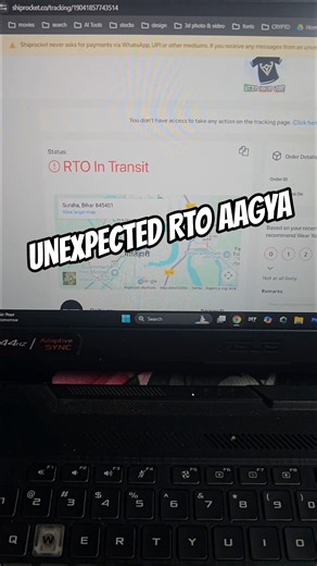 UNEXPECTED RTO #ecommerce #startupindia #entrapreneur #businessgrowth #tshirtdesign