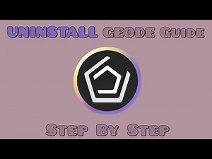 HOW TO UNINSTALL GEODE! NEW GEOMETRY DASH UPDATE