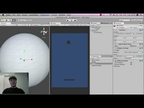 Unity tutorial - Pong Game - How To Make Mobile Games - part 3A