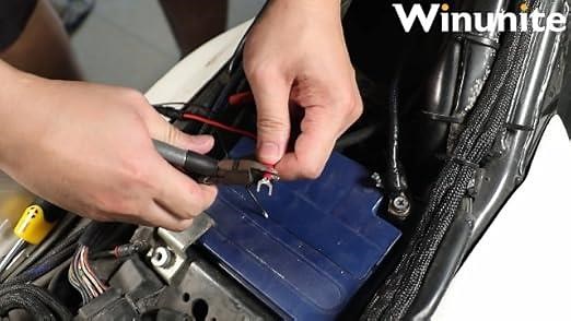 Winunite 12Pcs Motorcycle LED Light Kit Strips Installation