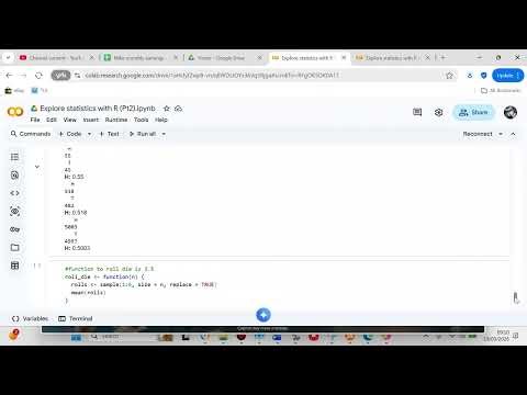 Learn about the law of large numbers in R