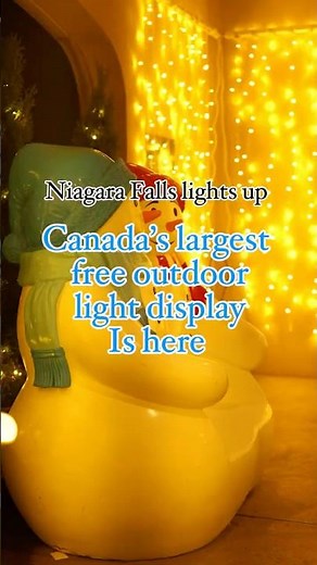 Winter festival of lights in Niagara Falls is back! More details in description.