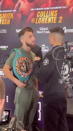 INTENSE!! NATHANIEL COLLINS AND CRISTOBAL LORENTE HAVE INTENSE FACE OFF AT PRESS CONFERENCE!!