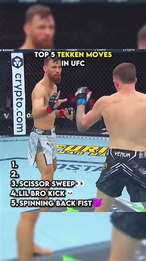 Top 5 Tekken Moves in Real UFC Fights 😈🔥