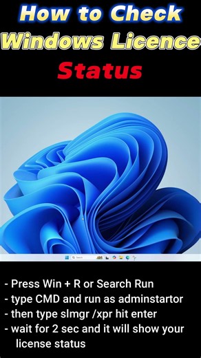 How to Check Windows 10/11 License Status#hack #techwithgagan #tipsandtrick #tutorial #windows11