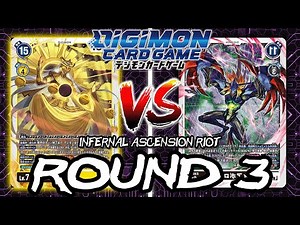 Shakamon VS Diaboromon!! | Digimon Card Game: EX6 Infernal Ascension Riot (ROUND 3)