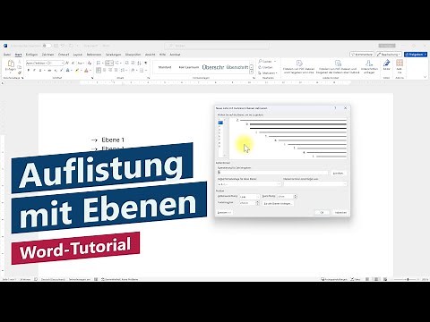 Individuelle Liste mit mehreren Ebenen – Word-Tutorial (Microsoft 365)