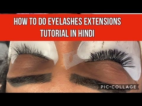 HOW TO DO PERMANENT EYELASHES EXTENSIONS TUTORIAL step by step for beginners
