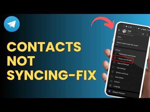 Telegram Not Syncing Contacts? Quick Fix for Android & iPhone (2026)