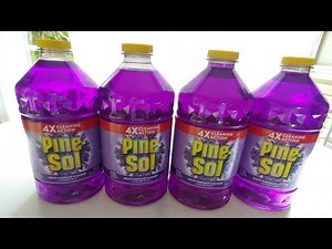 ASMR Gallons Lavender Pine Sol | Favorite Product Series + New Sponges