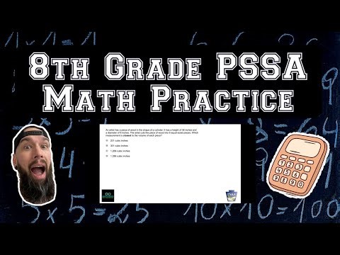 8th Grade PSSA Math Help - Volume of a Cylinder (Word Problem)