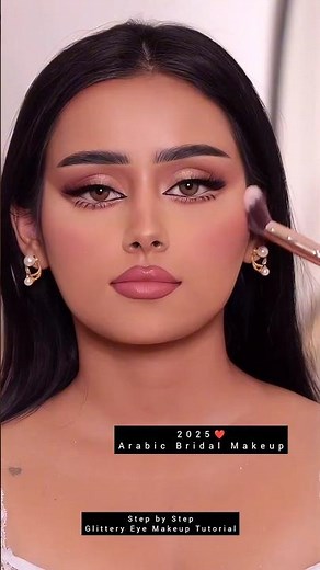 Arabic Bridal Makeup Tutorial 🔥💯🤩 #shorts #makeup #makeuptutorial #learningwithnk #viral