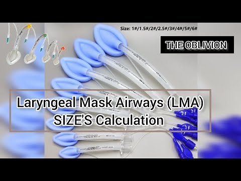 How to CHOOSE The CORRECT SIZE of LMA for Patient's (Laryngeal Mask Airways).#anaesthesia #hospital.